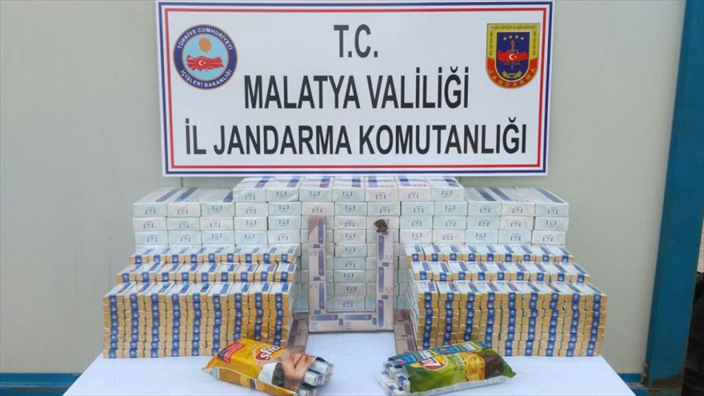 Malatya'da Asayiş 2 Bin Paket Kaçak Sigara Ele Geçirildi !