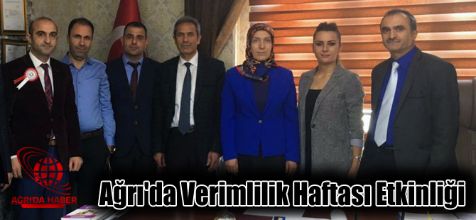 Ağrı'da Verimlilik Haftasında Seminer Düzenlendi!