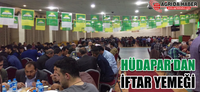 Hüdapar Ağrı il başkanlığı İftar programı düzenledi
