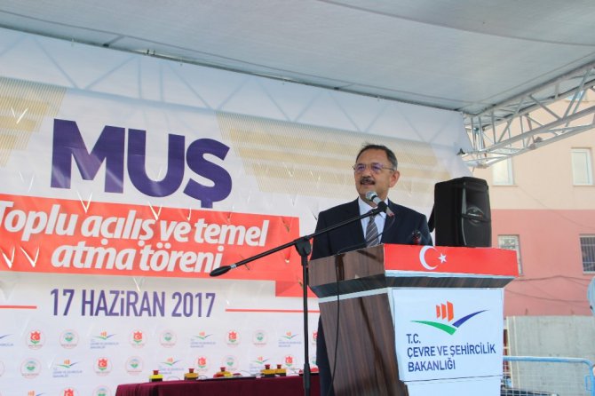 Çevre Ve Şehircilik Bakanı Özhaseki Muş'ta: