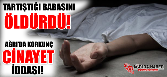 Tartıştığı Babasını Bıçaklayarak Öldürdü İddası!