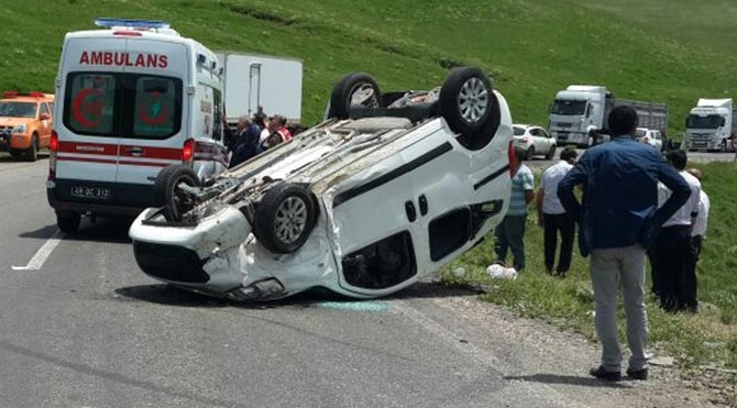 Muş'ta Trafik Kazası: 6 Yaralı !