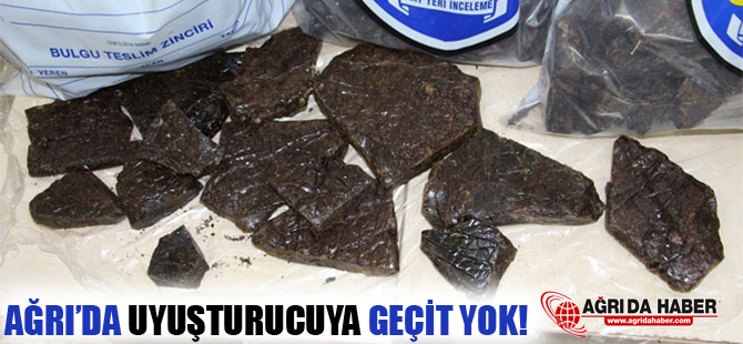 Ağrı'da Uyuşturucuya Geçit Yok