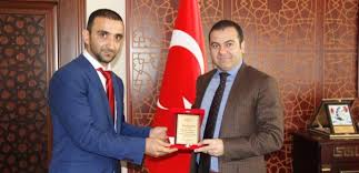 Kaymakam Yaşar, Sporcuları Kabul Etti