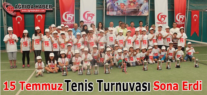 15 Temmuz Dolayısıyla Düzenlenen Tenis Turnuvası Sona Serdi