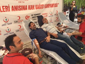 Tunceli'de'Kanımızla Can Kurtaralım' Kampanyası
