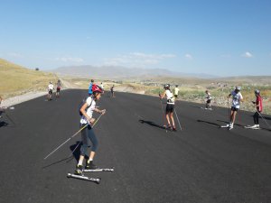 Ağrı'da Kayaklı Koşu Milli Takım Kampı Devam Ediyor