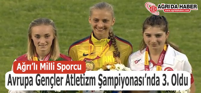 Ağrılı Milli Sporcu Gülnaz Avrupa 3.sü Oldu