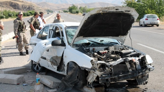 Elazığ'da Trafik Kazası