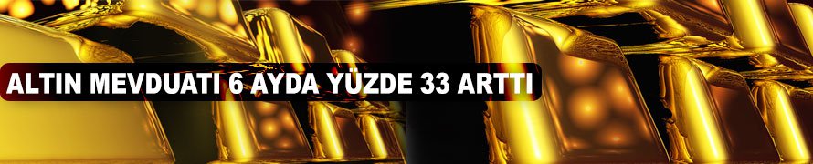 Altın mevduatı 6 ayda yüzde 33 arttı