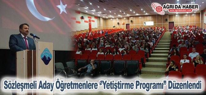 Sözleşmeli Aday Öğretmenleri 'Yetiştirme Programı' Düzenlendi