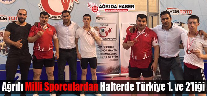 Ağrılı Milli Sporculardan Türkiye 1. ve 2.'liği