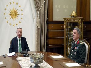 Cumhurbaşkanı Erdoğan, Orgeneral Akar'ı Kabul Etti