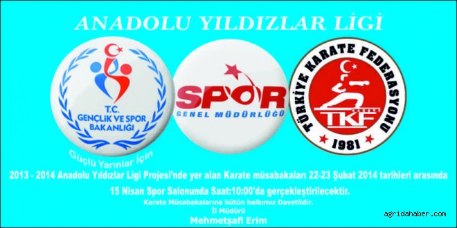 AĞRIDA ANADOLU YILDIZLAR LİGİ HEYECANI