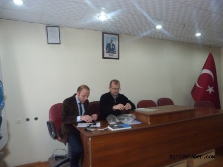 Ağrı'da 42 Hak sahibi TOKİ evleri için kura çekti