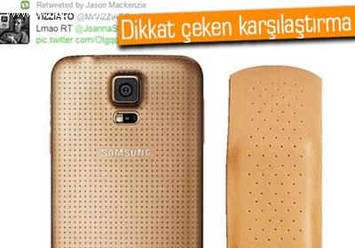HTC'den Galaxy S5'e Yara Bandı Benzetmesi