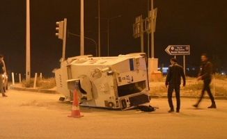Ağrı Doğubayazıt'ta Zırhlı Polis Aracı Devrildi ! 1 Yaralı