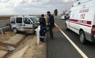 Eleşkirt'te yine Trafik Kazası: 1 Yaralı