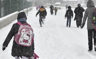 Ağrı'da Kar Yağışı Nedeniyle Eğitime 1 Gün ara verildi