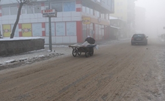 Ağrı'da Sis ve Soğuk Hava Etkisini Arttırıyor