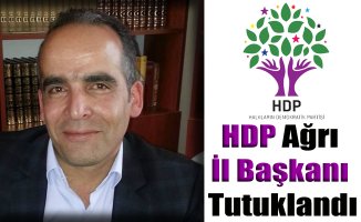 HDP Ağrı İl Başkanı Maşuk Arpaç tutuklandı