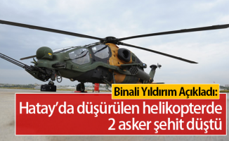 Hatay'da Helikopterimiz Düşürüldü: 2 Şehit