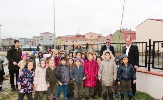 İsmet İnönü İlkokulundan “Her Sınıf Bir Fidan” kampanyası