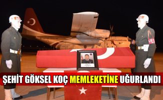 Ağrı Şehit Jandarma Uzman Çavuş Göksel Koç'u Törenle Uğurladı