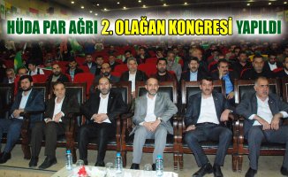 HÜDA PAR Ağrı 2. Olağan Kongresi Yapıldı