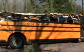 Otobüsü bu hale getiren olay kamerada