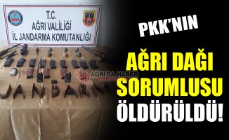 Ağrı Dağında operasyon! PKK’nın Ağrı Dağı sorumlusu öldürüldü