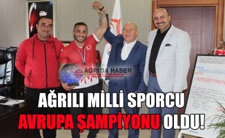 Ağrılı Milli Sporcu İspanya'da Düzenlenen Turnuvada Avrupa Şampiyonu Oldu