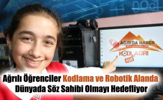 Ağrılı Öğrenciler Kodlama ve Robotik Alanda Dünyada Söz Sahibi Olmayı Hedefliyor