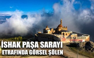 İshak Paşa Sarayı Etrafında Bulutlardan Görsel Şölen