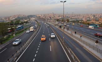 E-5 Otoyolun'da Zincirleme Kaza