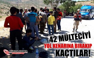 Afganistan Uyruklu göçmenleri Yol kenarına bıraktılar