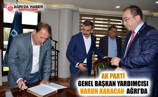 Ak Parti Genel Başkan Yardımcısı Harun Karacan Ağrı Patnos'ta