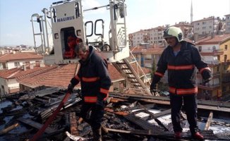 Ankara'da Korkutan Yangın