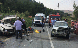 Manisa'da Trafik Kazası 7 Yaralı