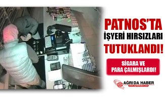 Patnos'ta İşyeri Hırsızları Tutuklandı!