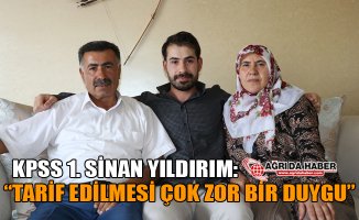 2018 KPSS Türkiye Birincisi Sinan Yıldırım: "Tarif Edilmesi Çok Zor Bir Duygu"