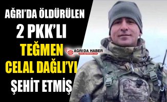 Ağrı'da Öldürülen PKK'lılar Teğmen Celal Dağlı'yı Şehit Eden Gruptanmış!