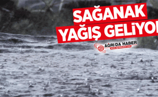 Ağrı Dahil Doğu Anadolu'da 5 İlde Sağanak Yağış Geliyor