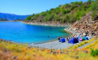 Tatilcilerin yeni durağı Martı Adası