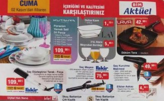 2 Kasım BİM Aktüel Ürünler Kataloğu (02.11.2018 BİM Aktüel)