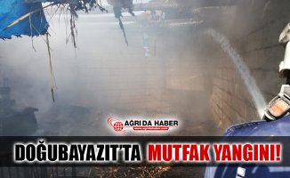 Ağrı Doğubayazıt'ta korkutan yangın!