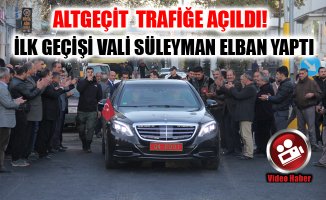 Ağrı Dörtyol Kavşağı Trafiğe Açıldı Vali Elban İlk Geçişi Yaptı