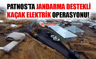 Ağrı Patnos'ta Jandarma Destekli Kaçak Elektrik Operasyonu Düzenlendi!