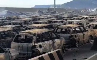 Deniz Suyu Yüzlerce Lüks Aracı Küle Çevirdi