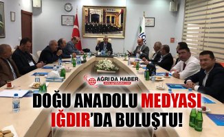 Doğu Anadolu Gazeteciler Başkanları Iğdır’da Buluştu